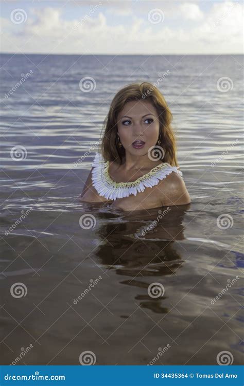 nude babe on the beach